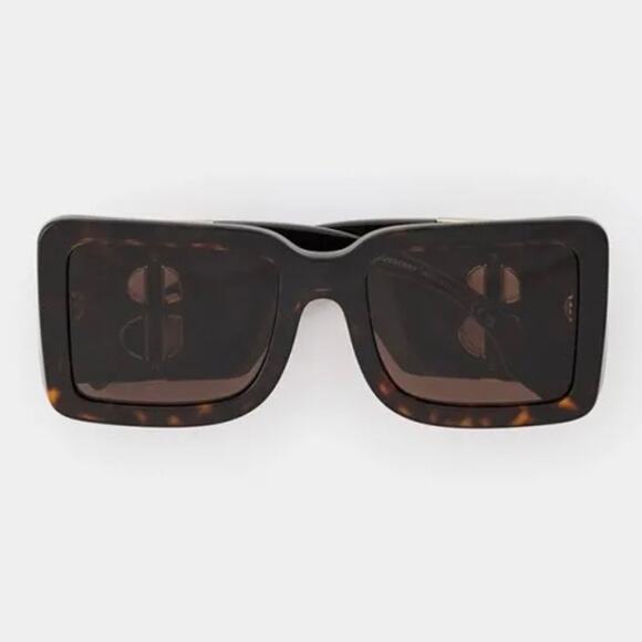 New! Burberry BE4406U 300273 Havana Oversized Sunglasses, Authentic main image 6